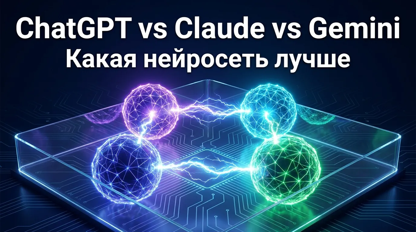 Сравнение нейросетей ChatGPT, Claude и Gemini: какая лучше в 2026