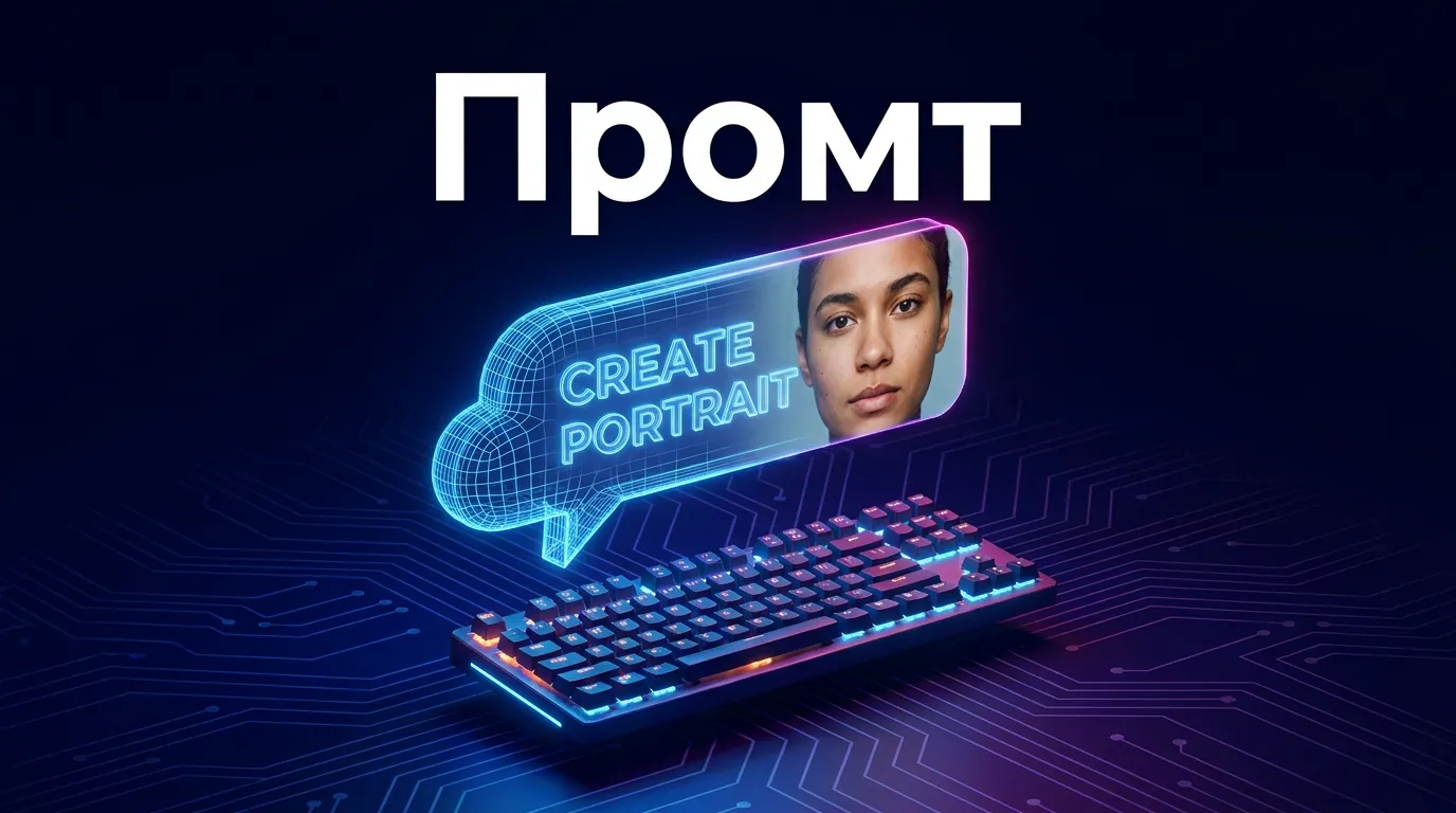 Пример структуры промта для генерации фото через нейросеть