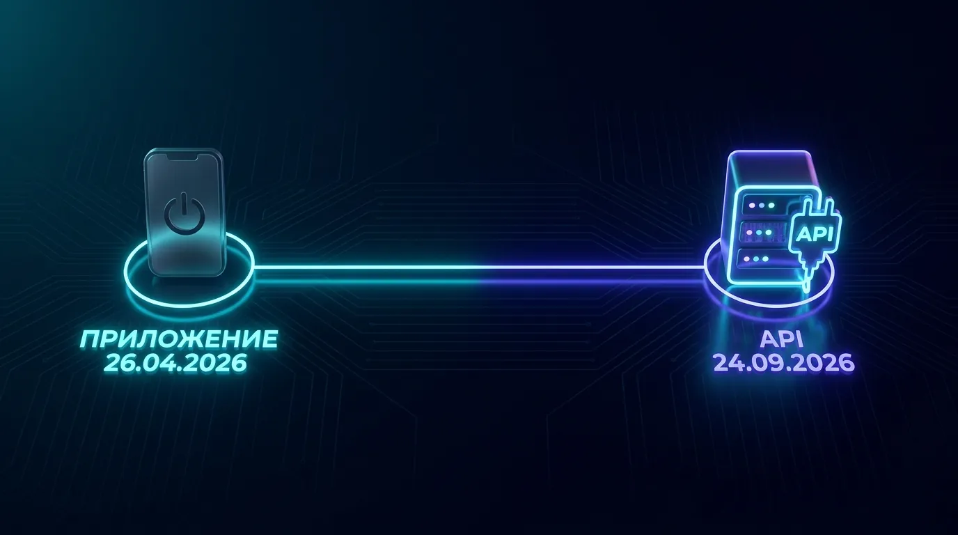 Схема двухэтапного отключения Sora: приложение выключено в апреле 2026 года, API работает до сентября